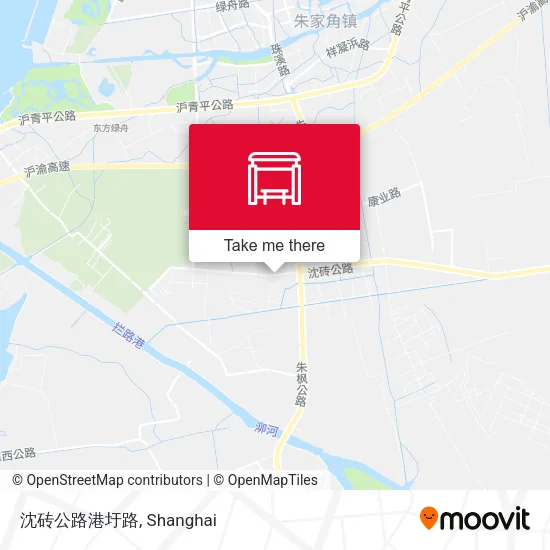 沈砖公路港圩路 map