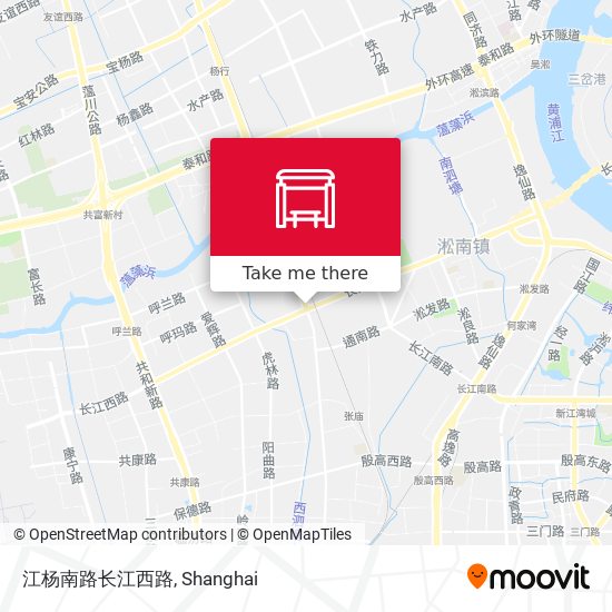 江杨南路长江西路 map