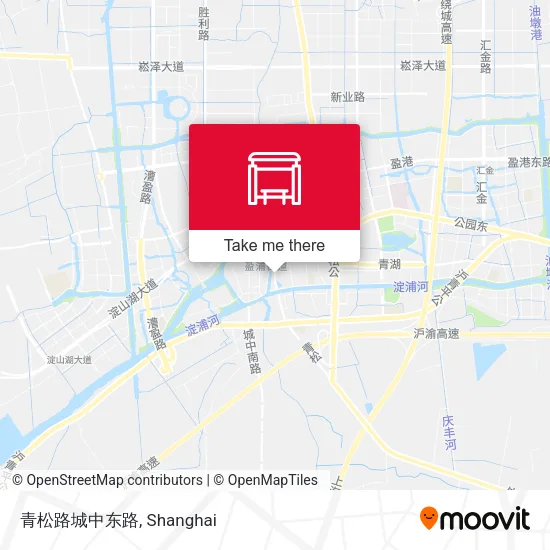 青松路城中东路 map