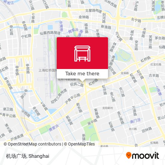 机场广场 map