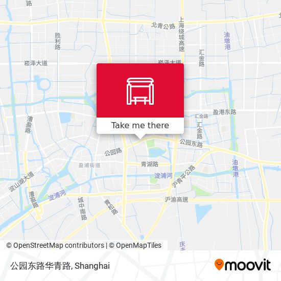 公园东路华青路 map