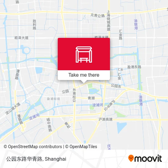 公园东路华青路 map