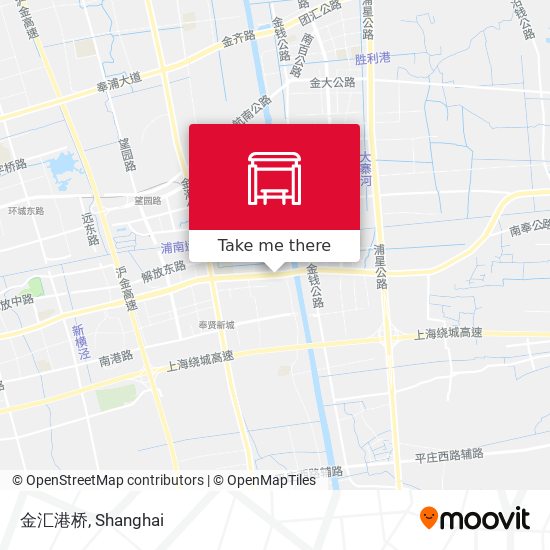 金汇港桥 map