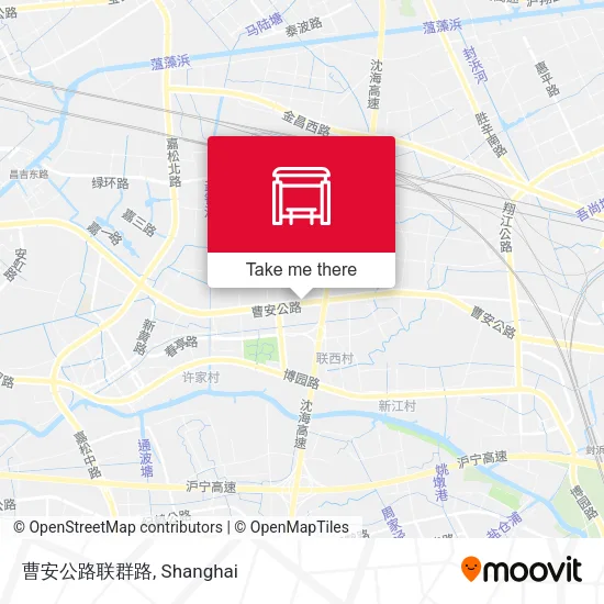 曹安公路联群路 map