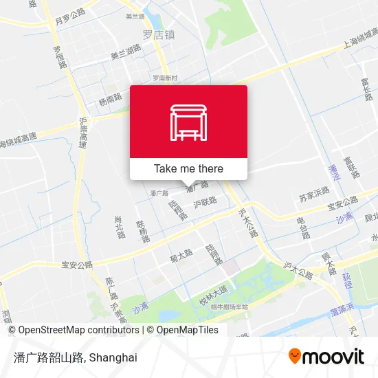 潘广路韶山路 map