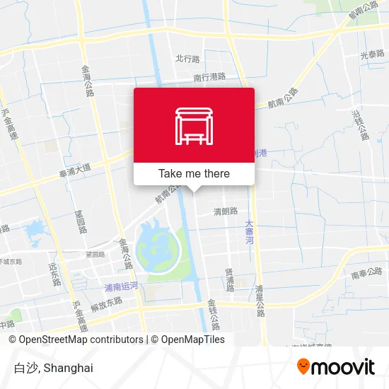 白沙 map