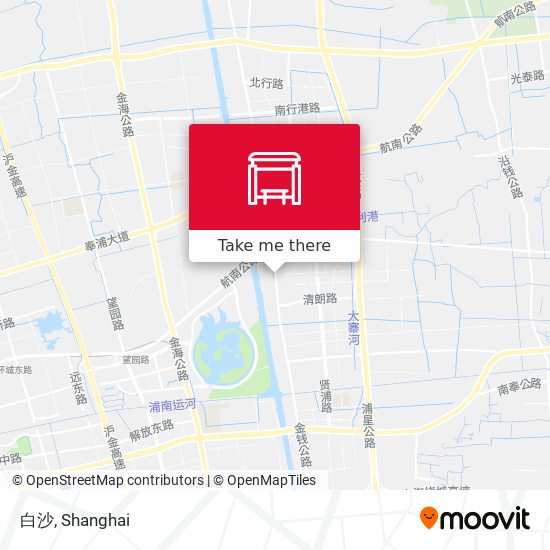 白沙 map