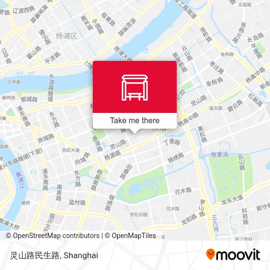 灵山路民生路 map