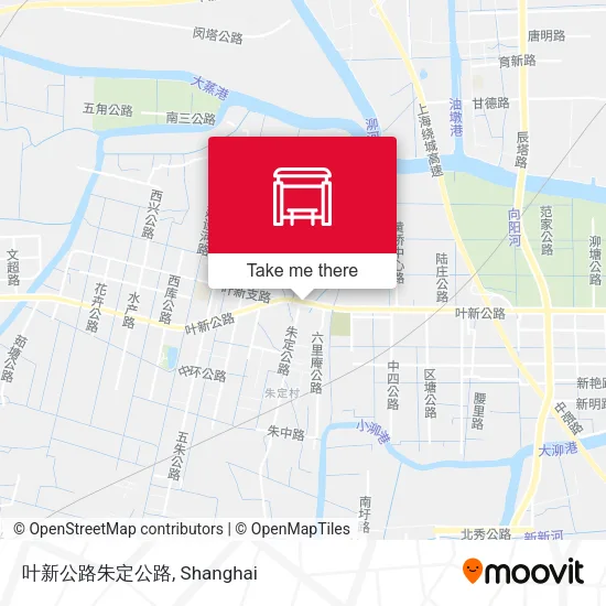 叶新公路朱定公路 map