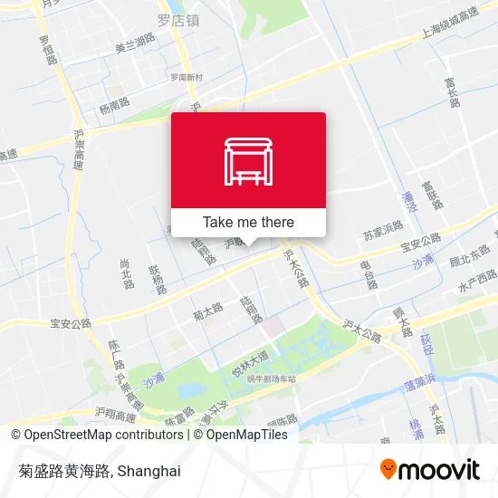 菊盛路黄海路 map