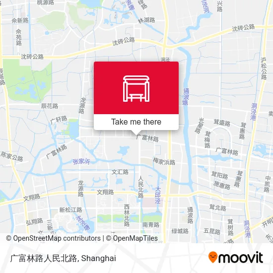 广富林路人民北路 map