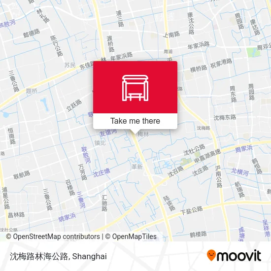 沈梅路林海公路 map