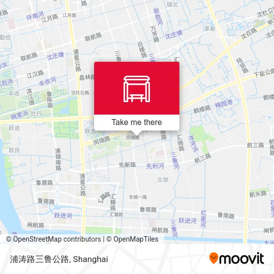 浦涛路三鲁公路 map