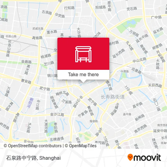 石泉路中宁路 map