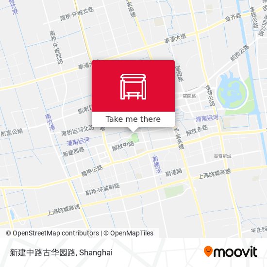 新建中路古华园路 map