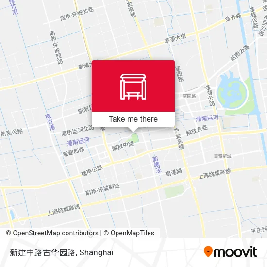 新建中路古华园路 map