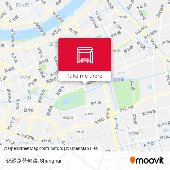 锦绣路芳甸路 map