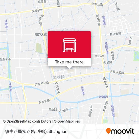 镇中路民实路(招呼站) map