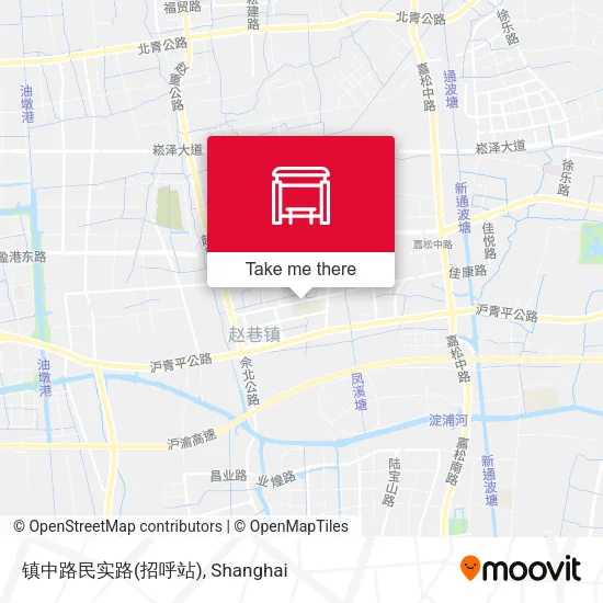 镇中路民实路(招呼站) map
