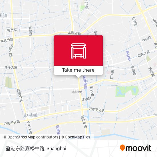 盈港东路嘉松中路 map