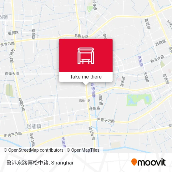 盈港东路嘉松中路 map