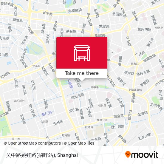 吴中路姚虹路(招呼站) map