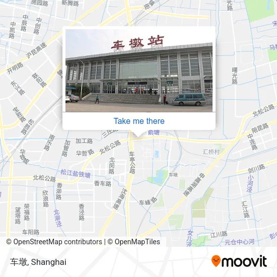 车墩 map