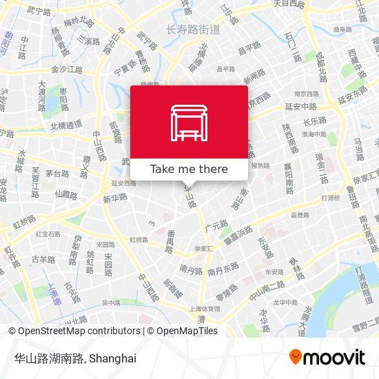 华山路湖南路 map