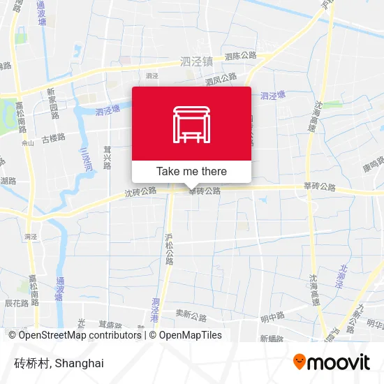 砖桥村 map