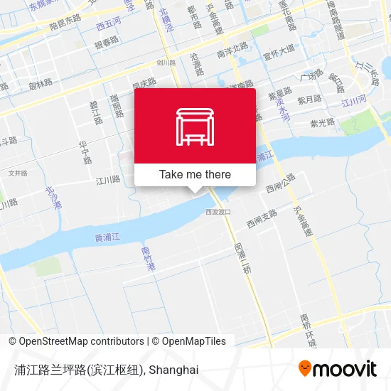 浦江路兰坪路(滨江枢纽) map
