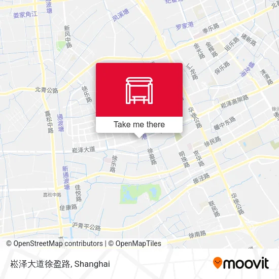 崧泽大道徐盈路 map
