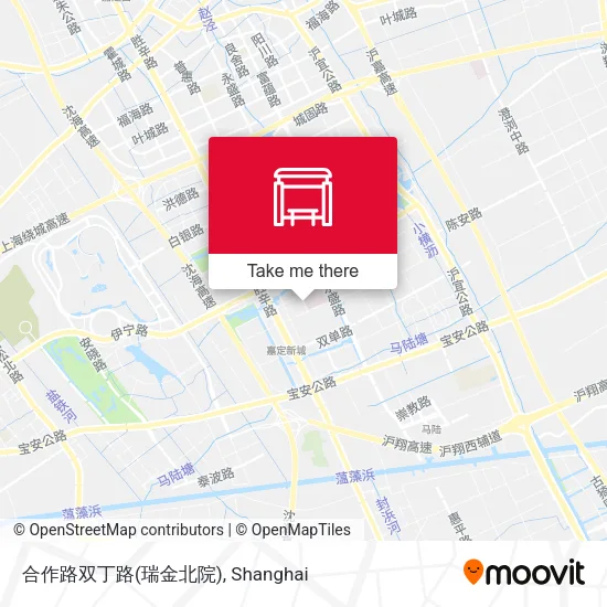 合作路双丁路(瑞金北院) map