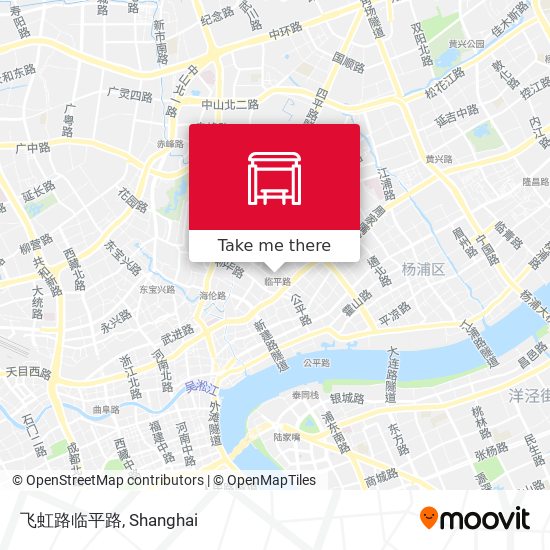 飞虹路临平路 map