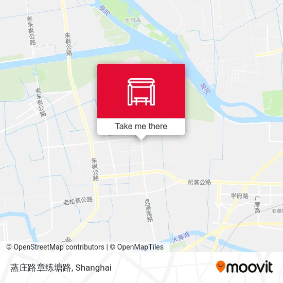 蒸庄路章练塘路 map