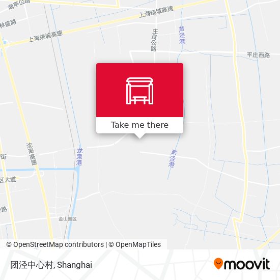 团泾中心村 map