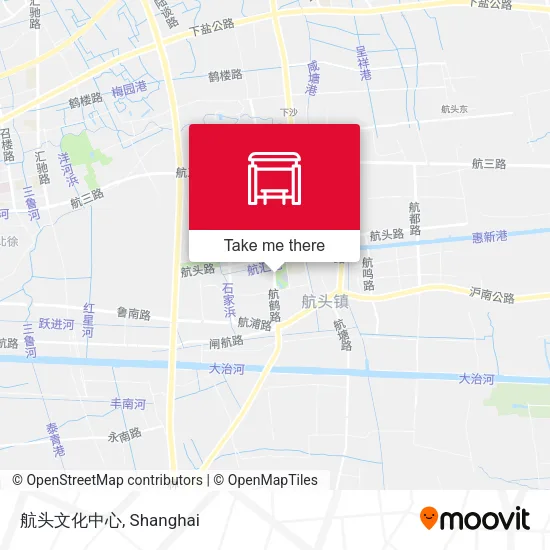 航头文化中心 map