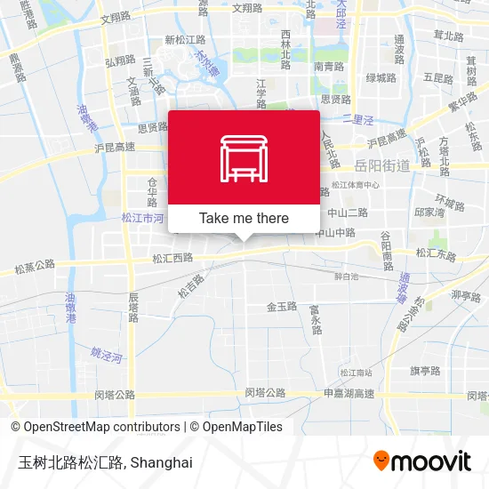 玉树北路松汇路 map