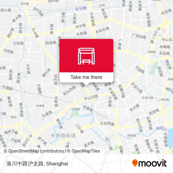 洛川中路沪太路 map