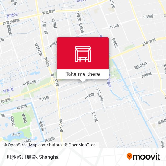 川沙路川展路 map