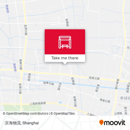 滨海物流 map