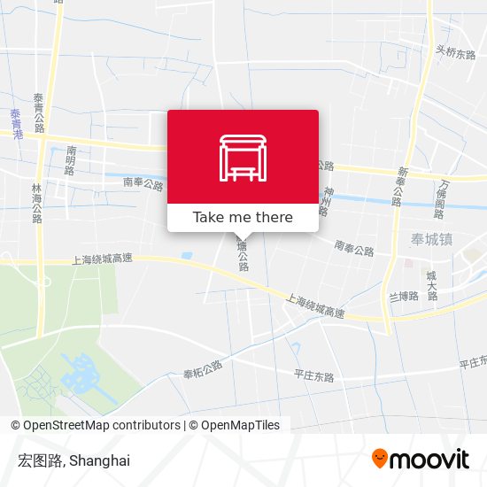 宏图路 map