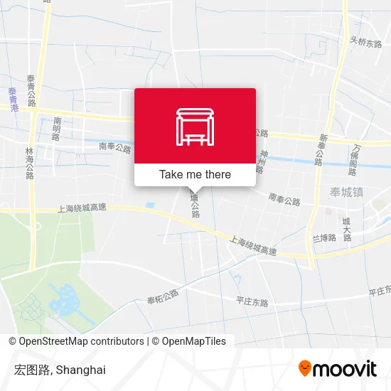宏图路 map