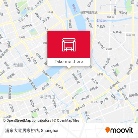 浦东大道居家桥路 map