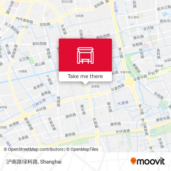 沪南路绿科路 map