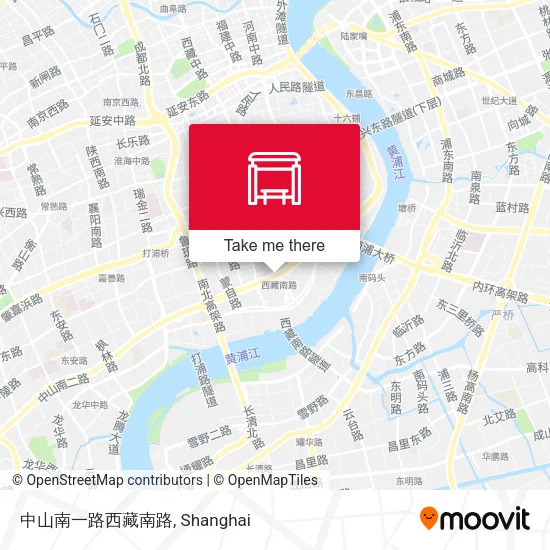 中山南一路西藏南路 map