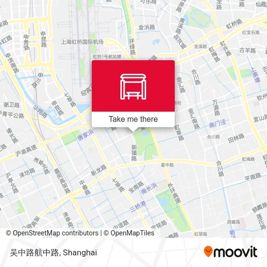 吴中路航中路 map