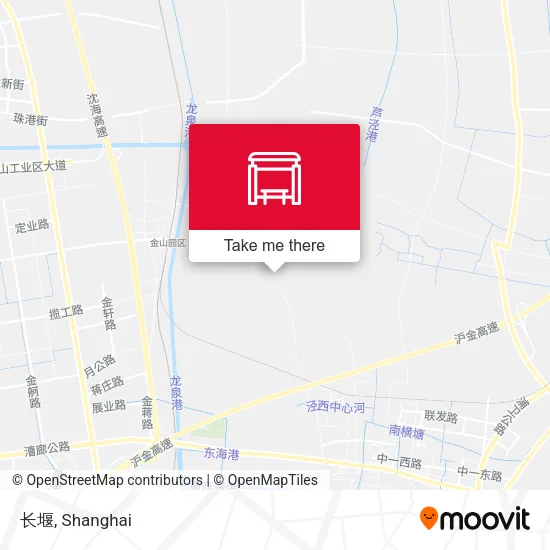 长堰 map