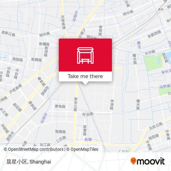 晨星小区 map