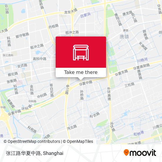 张江路华夏中路 map