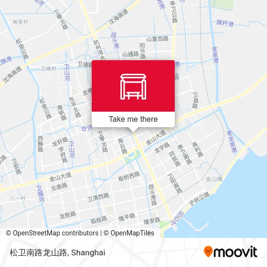 松卫南路龙山路 map